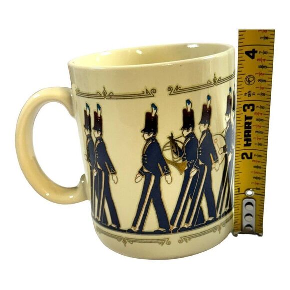 Vintage Hallmark Marching Band Mug 1980s Ceramic Cup 4" Tall Gift Music Mug - Picture 6 of 6
